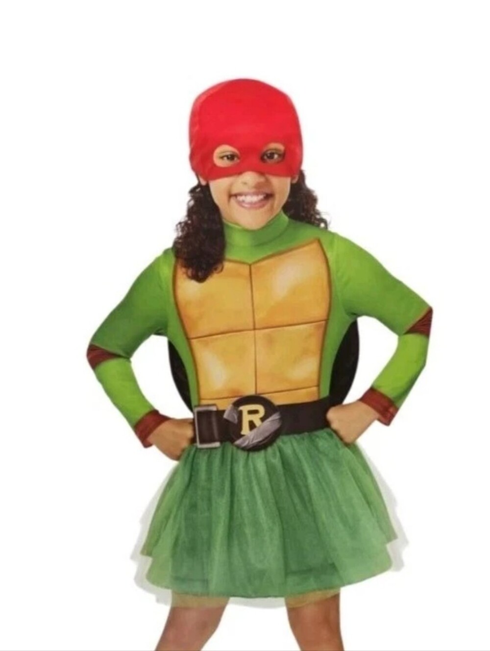 Teenage Mutant Ninja Turtles Girls 4 In 1 Costume M(7-8)